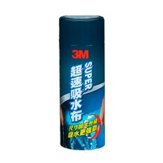 3M PN38121 超速吸水布 尺寸加大 適合車內外擦拭/寵物擦澡/家具地板清潔, 藍色, 1條