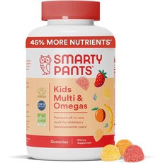 스마티팬츠 키즈 멀티비타민 앤 오메가3 구미 SmartyPants Kids Multi Omegas, 120정, 1개