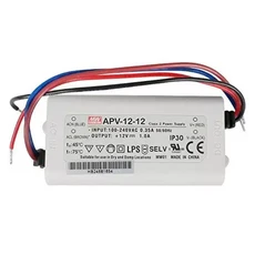 평균 우물 APV-12-12 12V 1A 전원 공급 장치 LED 드라이버 방수 및 방진 기능을 갖춘, 1개