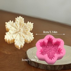 3D 장식 만들기 석고 트리 버블 눈송이 호두 DIY 크리스마스 실리콘 장갑 양초 향기로운 군인 금형 선물 수지, D, 1개