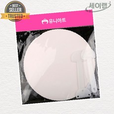세이랩 유니아트 튼튼 부채 만들기 흰색 2입x10팩 단체 공예 키트 부채