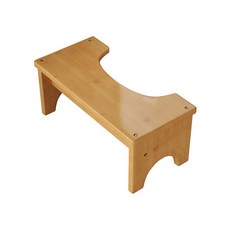 莫菲思 楠竹馬桶腳踏凳 (白色/原色/墨綠色) 擱腳凳 腳踏板, 原色