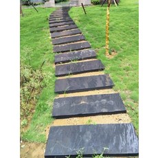 자연석 디딤석 화강석 판석 마당꾸미기 조경돌 담장석 직사각형 40 x 80cm 두께 3-4cm 기타, 라운드 지름 50cm 두께 3-4cm