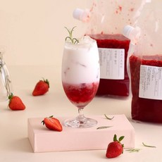 오브스토리지 대용량 저온숙성 딸기 수제청, 1팩, 1.7kg, 1개