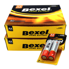 100%국산 벡셀 알카라인 건전지 AA 2알카드포장, 2박스, 40개입