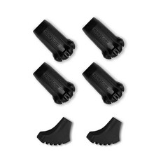 TREK 트렉ology트레킹폴액세서리세트-콘크리트및평평한도로를위한번들팁-하이킹폴 워킹스틱및트레킹폴을위한내구성있는교체팁팁4개및머드바스켓2개130769