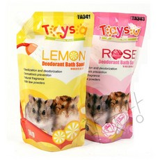 [굿누리] 햄스터 테이샤 목욕모래 레몬향 1Kg, 1개