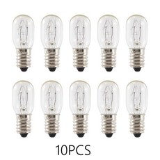 10PCS E14 소금 램프 글로브 전구 15W AC220V 240V 빈티지 백열 냉장고 오븐 교체, 1개
