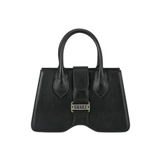 GRAILZ LUXE FIORE LEATHER BAG BLACK
