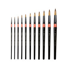 루벤스 720R 수채화 환 붓, 8호, 1개