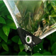 방수 방풍비닐 문제작 투명 두꺼운 외풍 차단 텐트 천막 PVC 단열 대형 커튼, 1.5x3m, 1개