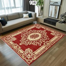 페르시아 거실 러그 정교한 꽃무늬 유럽풍 레트로 홈 데코 카펫 논슬립 침실용 바닥 매트