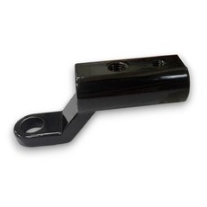 SLO 鏡座擴展支架 鋁合金不鏽鋼手機支架後照鏡擴充改管座, 鋁合金黑色/單支