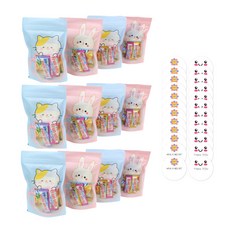 甜蜜滿滿零食包禮物組, 零食(12個) + 貼紙(24張), 1個