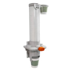 tthink 종이컵 깔끔 정리 보관 디스펜서, 1개, 그레이