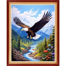 초보자를 위한 레드싱 스탬핑 크로스 키트 자수 다양한 패턴 스타터 DIY 프린트 바늘 포인트 11CT - 피콕 플라워 16x20 인치, Arts patterns02, 1개