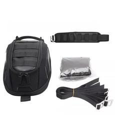 OD 할리 호환 스포스터S 튜닝 퀵 릴리스 연료 탱크 백 가방, L193M(3~5L 블랙-자석식 파우치)