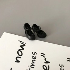 DLBell 블라이스 인형 하이힐 아존 리카 OB24 풀립 캐주얼 신발 액세서리 1 쌍, 1개, Black