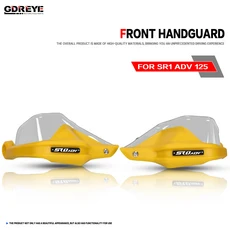 론신 보게 SR1 ADV 125 2025 오토바이 전용 핸드 가드 핸드가드 핸들바 윈드쉴드, 16 yellow tranparent
