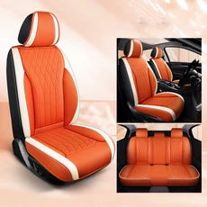 마세라티 르반떼 폴스타 2 BYD 아토 3 레오파드 5 차량용 사계절 범용 카시트 커버 통기성 자동차 실내, 12 5 PCS, 01 China Mainland