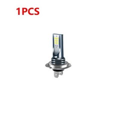 2pcs H7 LED 헤드라이트 전구 키트 자동차 안개 빛 110W 슈퍼 밝은 6000k 흰색 헤드 램프 높은 낮은 빔 차량, 1개
