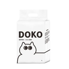 【DOKO】速凝阿姨豆腐砂 1.5mm經典款 4包團購組 7L 除臭貓砂 六種味道 限宅配出貨, 1個, 隨機4包, 隨機