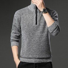 DF Company 男士高爾夫半拉鍊針織衫