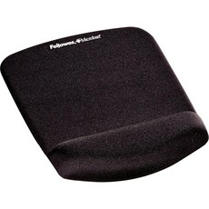Fellowes PlushTouch Wrist Rest with Mouse Pad FoamFusion Technology Black (9252001)