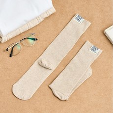 _ 잇츠삭스 골지 레이어드 장목 양말 오트밀_FS0825047, _ 잇츠삭스 골지 레이어드 장목 양말 오트밀_FS082