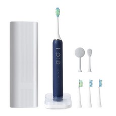 한경희 음파 전동칫솔 본체 3단계 5모드 최신형 풀구성, 1개, 딥네이비, HA-100ET