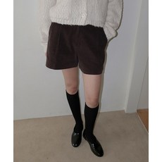 [썸웨어버터] Corduroy Dave Short Pants - Brown