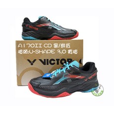 VICTOR 勝利 A170II CD 羽球鞋 黑/鮮紅