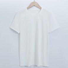 2026고급형190g 고밀도 양면 액체 암모니아 실켓 면 t 여성용 여름 반팔 티셔츠 순면 다용도 화이트 라운드넥 t 티셔츠