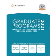 Graduate Programs in Business Education Information Studies Law & Social Work 2021 Hardcover, Peterson's, English, 9780768945577