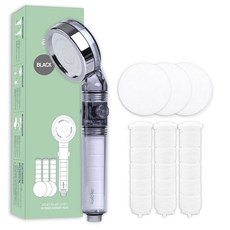 atojet 蓮蓬頭+蓮蓬頭濾芯 3入+軟管濾芯 3入, 1套