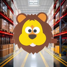 역할놀이머리띠 사자 1개입 유치원 헤어밴드 신축성 키즈카페 표현 뮤지컬