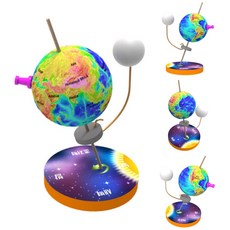 달의 위상과 지구의 낮과밤 실험키트 삼구의 만들기 지구 자전 원리학습 과학교구 (1인용)