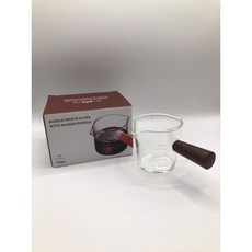 木柄雙嘴量杯 75ml 咖啡量杯, 1個