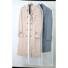 보브온 먼지차단 깔끔 슬림 숨쉬는 메쉬 지퍼형 옷커버, 1개, 2개입