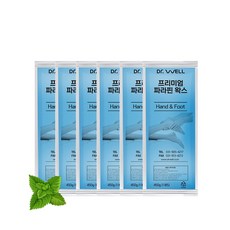 닥터웰 국산 고급 파라핀왁스 6개 (블루) 리필용 (1박스)