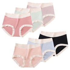 cikicoco 편한 모달 여성 팬티 6종 세트 M~6XL ( 44 ~ 빅사이즈 )