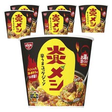 닛신 호무라 밥 매콤 육개장, 6개, 106g