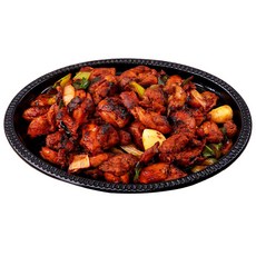 [JW MALL] 닭다리순살 매콤불맛 숯불구이/돌우물 직화 닭다리살 구이/캠핑 고기 밥반찬 술안주 야식, 1세트, 1.2kg