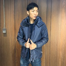 Superdry 極度乾燥 連帽防風外套 海軍藍網格夾克 (S M號) 美國百分百真品