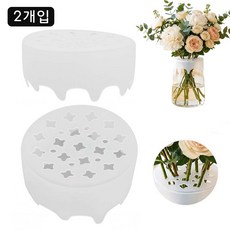 루베이 실리콘 꽃꽂이 그리드 꽃이 안 쓰러지고 싱싱하게 오래 유지 취향대로 나만의 부케 완성 데일리/초보/꽃꽂이, 투명색
