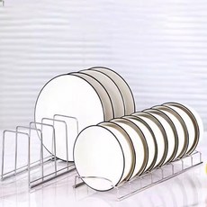 살림모아 올스텐 그릇 접시 정리대 4개, 1세트