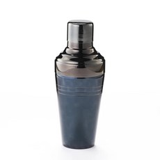 Yukiwa男爵三節式雪克杯-亮面黑 酒吧調酒工具, 1個, C size, 亮面黑