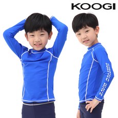 [백화점 출고] 쿠기 남아동 수영복 래쉬가드 상의 단품 LB-02