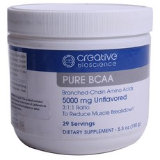 CREATIVE BIOSCIENCE PURE BCAA 5000mg, 150g, 1罐