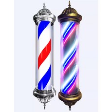 LED 미용실 회전 간판 방수 벽부착 풀컬러 고휘도, 105cm 풀원형 풀컬러LED 은색